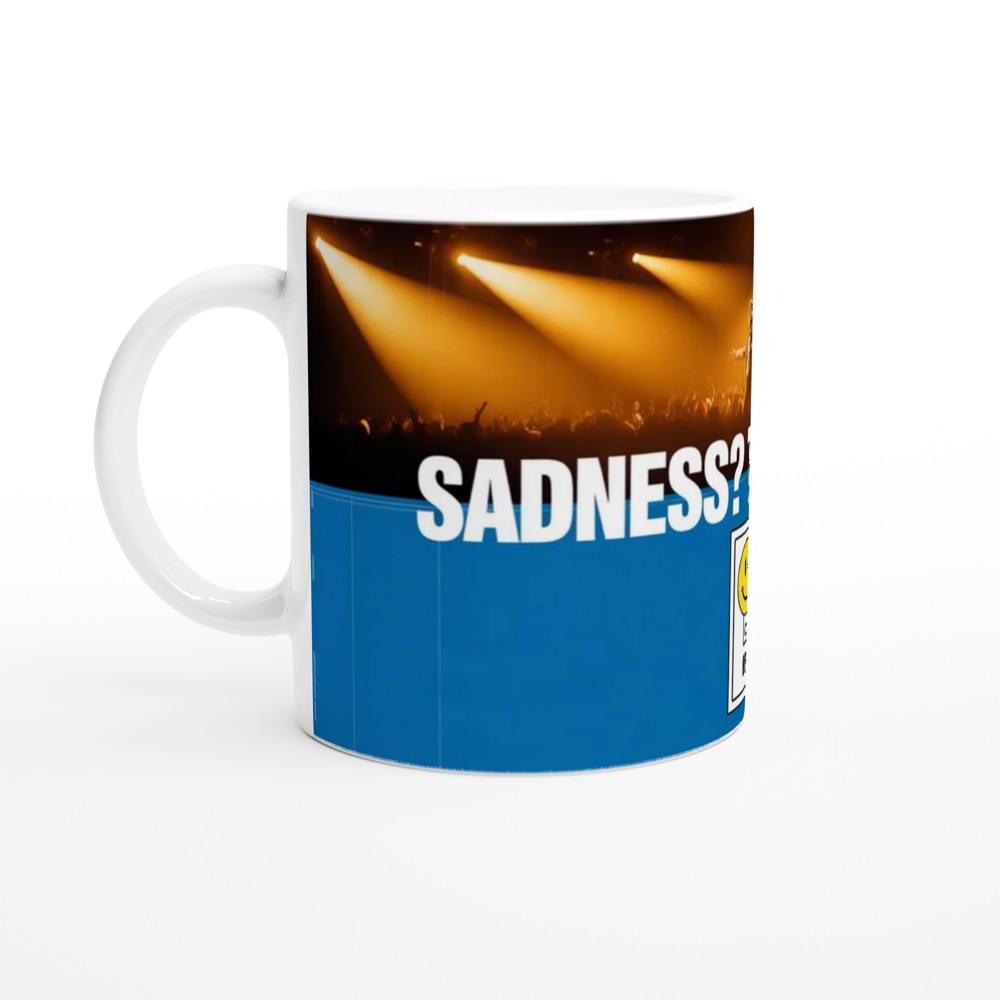 Sadness Turn It Off Smiley Switch Motivational Mug — view 10
