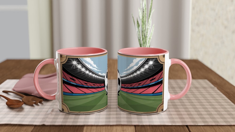 Retro Football Ticket Mug | Vintage Match Day Gift | Football Present for Dad, Husband, Best Friend | Sport Fan Mug — view 6