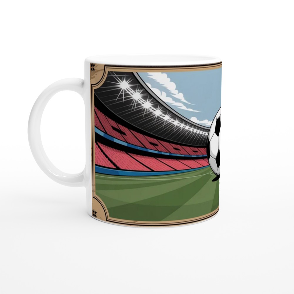Retro Football Ticket Mug | Vintage Match Day Gift | Football Present for Dad, Husband, Best Friend | Sport Fan Mug — view 10