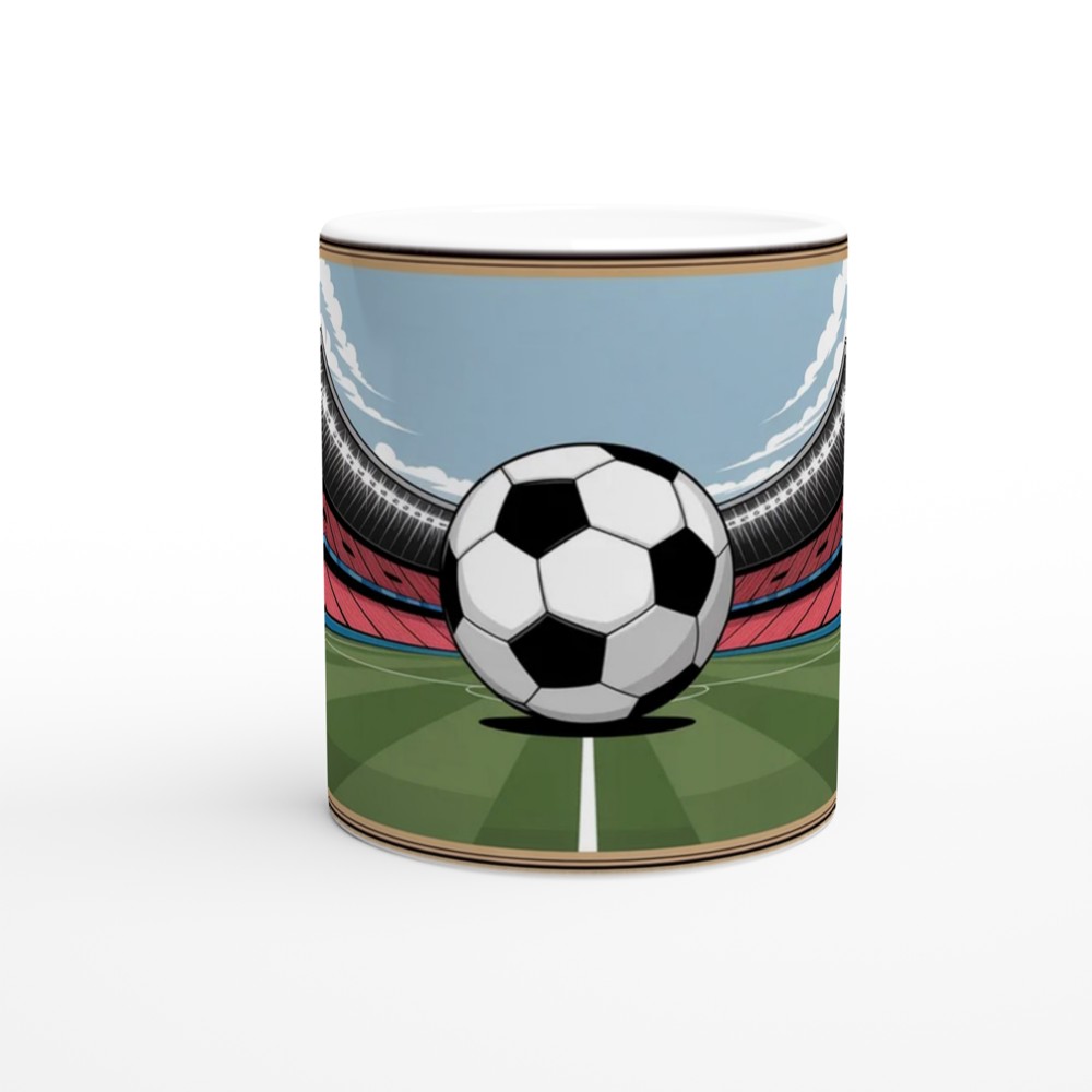 Retro Football Ticket Mug | Vintage Match Day Gift | Football Present for Dad, Husband, Best Friend | Sport Fan Mug — view 11