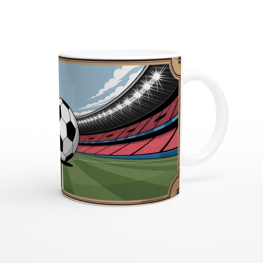 Retro Football Ticket Mug | Vintage Match Day Gift | Football Present for Dad, Husband, Best Friend | Sport Fan Mug — view 12