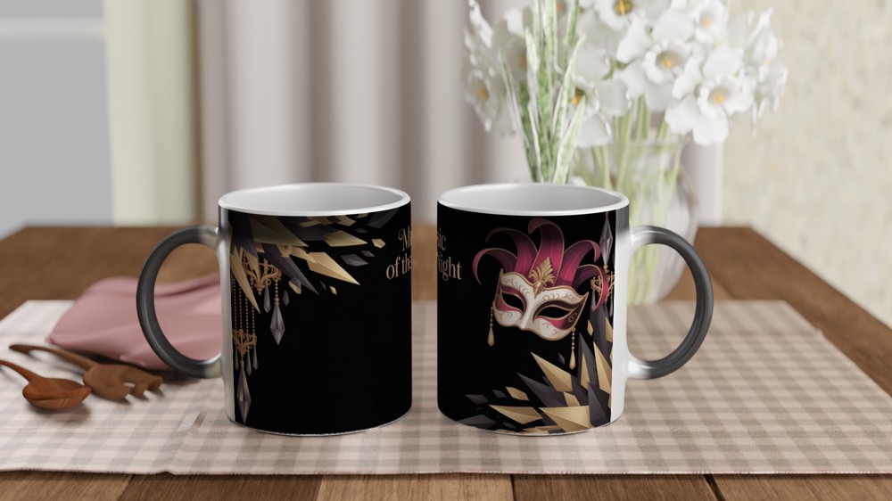 Phantom of the Opera Mug | Music of the Night Quote | Gothic Musical Theatre Gift | Present for Theatre Lovers — view 3