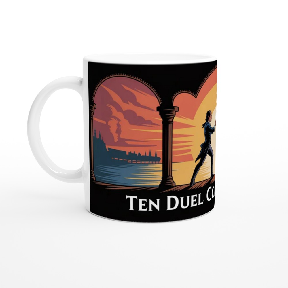 Hamilton Mug | Ten Duel Commandments Quote | Musical Theatre Gift | Birthday Present for Theatre Lover — view 10