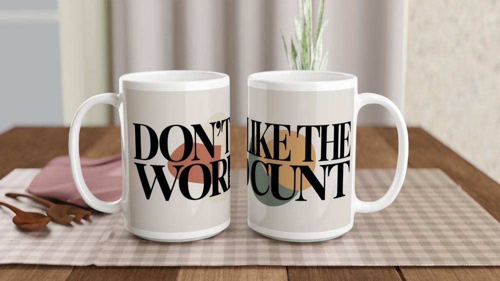 Rude Mug with Sarcastic Quote | Funny Best Friend Gift | High-End Typography Design | Novelty Birthday Present for Her or Him — view 2