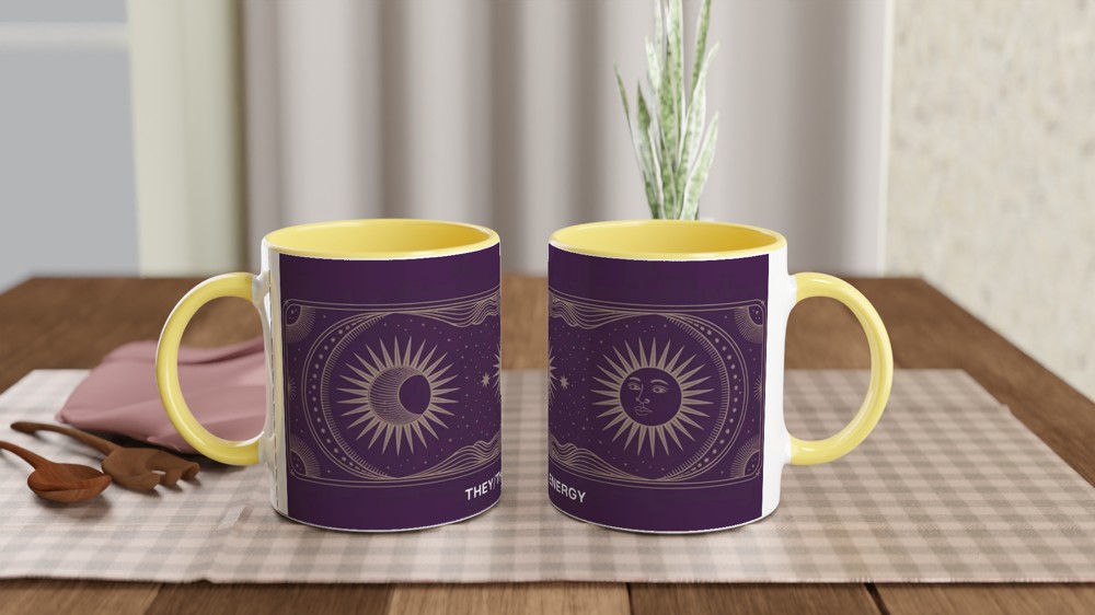 They Them Energy Mug | Celestial Tarot Card Gift | Non Binary Birthday Present | Queer Witchy Mug for Best Friend — view 8