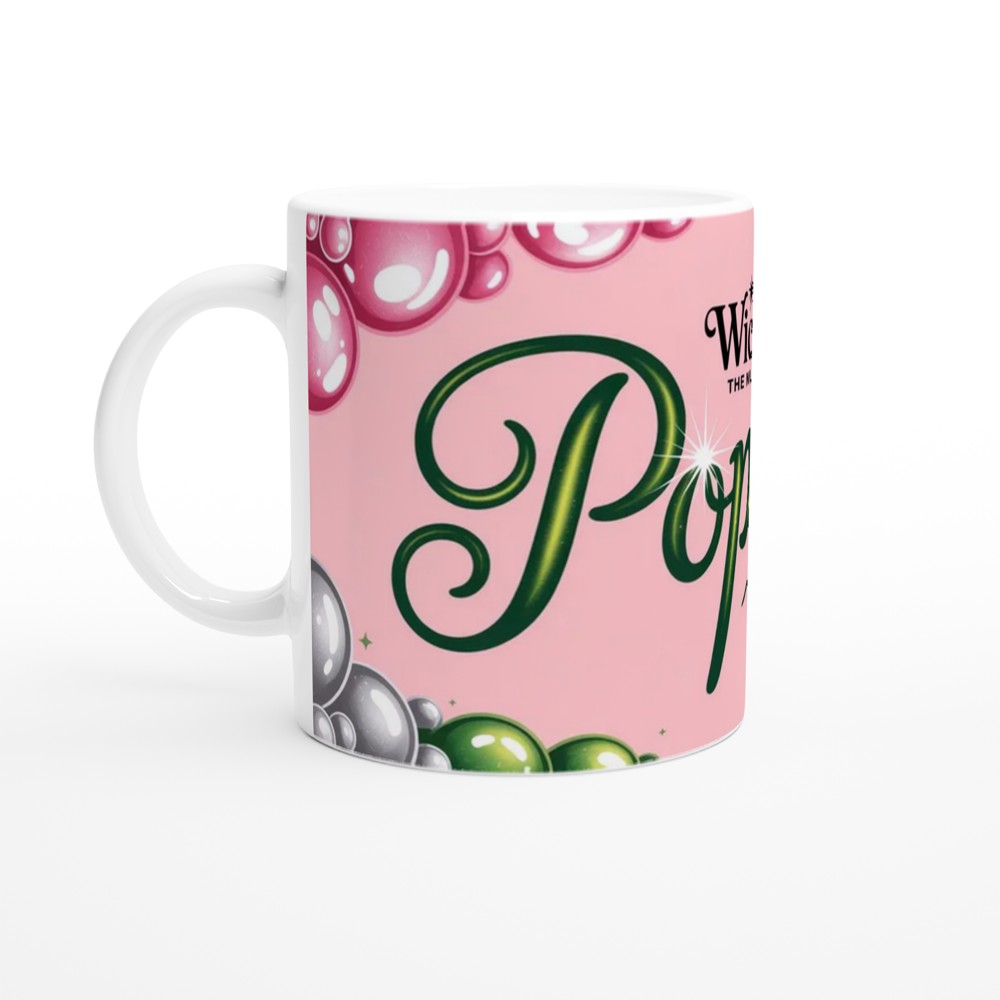 Popular Wicked Mug | Glinda Pink Bubbles Cup | Musical Theatre Gift for Her | Best Friend Birthday Present — view 10