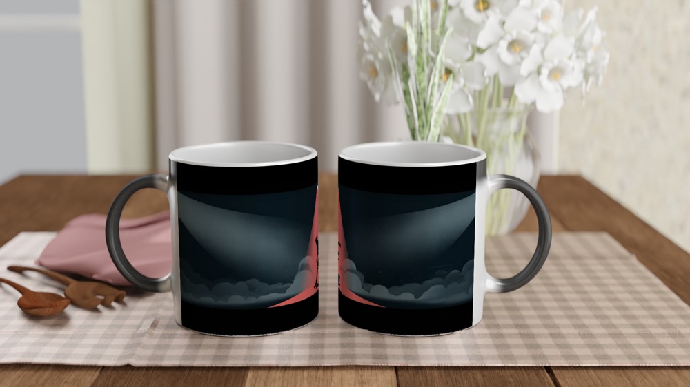Smooth Criminal Mug | Michael Jackson Inspired Gift | King of Pop Music Present | Dance Silhouette Mug for Him or Her — view 3