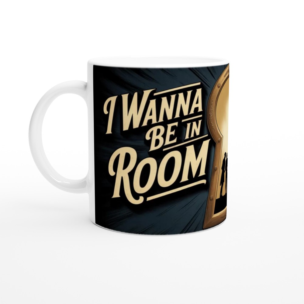 I Wanna Be In The Room Where It Happens Keyhole Mug — view 10