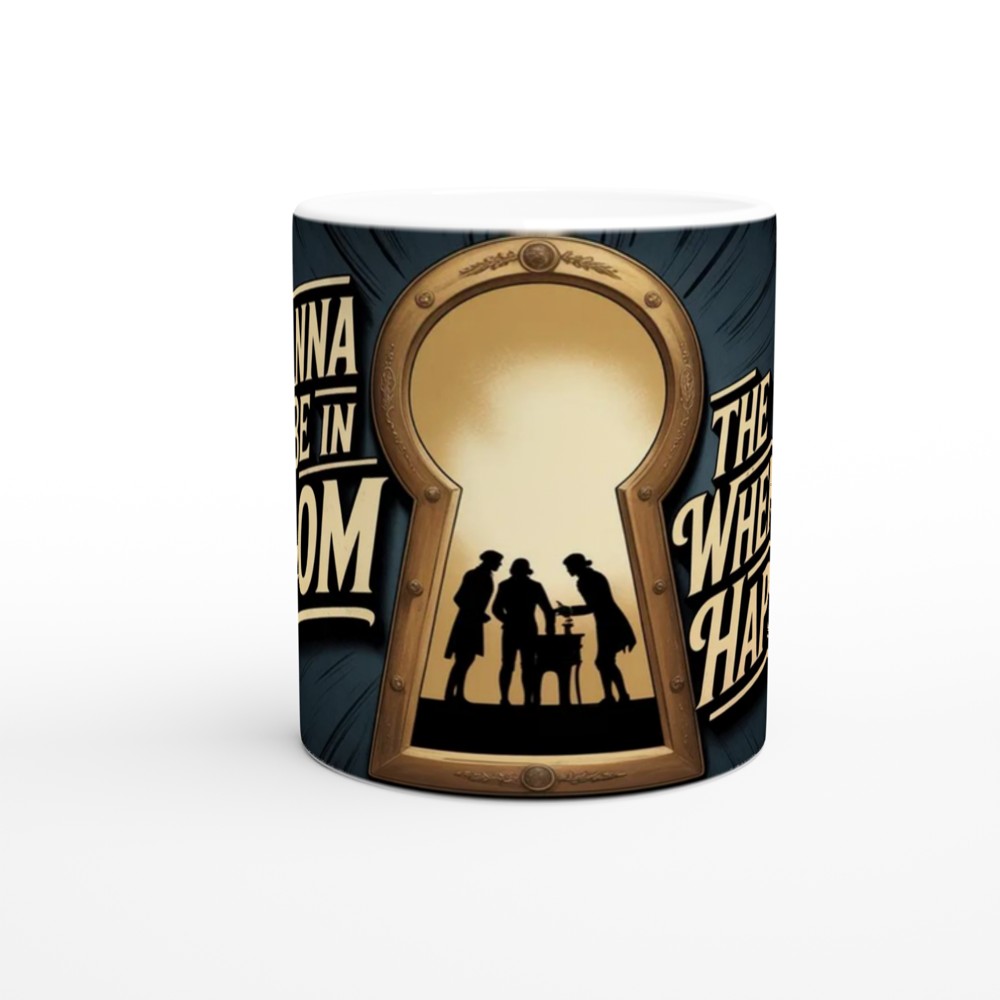 I Wanna Be In The Room Where It Happens Keyhole Mug — view 11