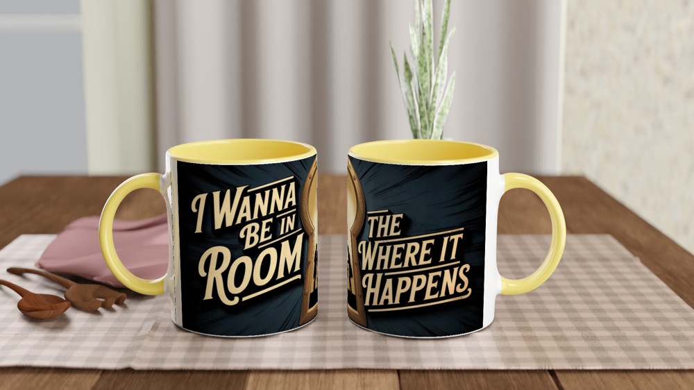 I Wanna Be In The Room Where It Happens Keyhole Mug — view 8