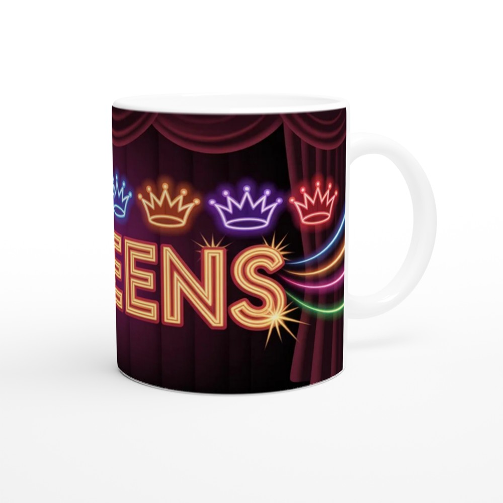 Six Musical Mug | Neon Queens Crowns Design | Theatre Lover Gift | West End Musical Present — view 12