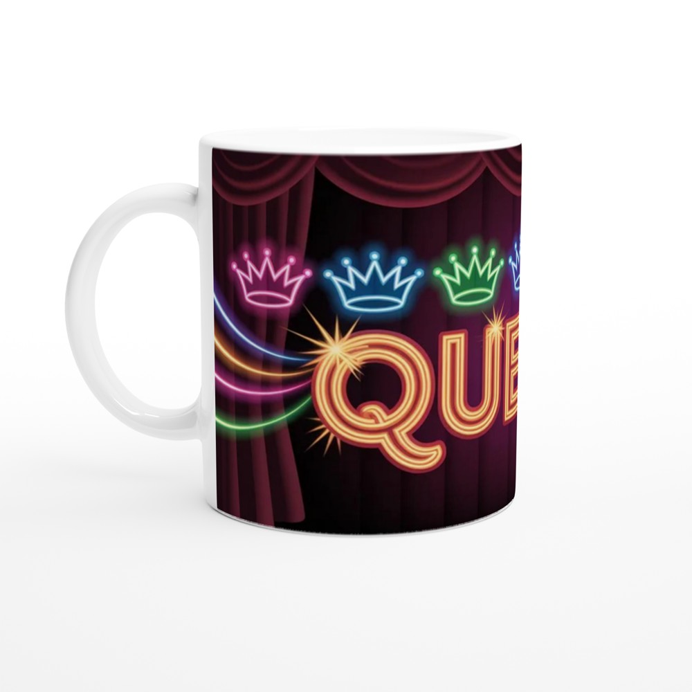Six Musical Mug | Neon Queens Crowns Design | Theatre Lover Gift | West End Musical Present — view 10