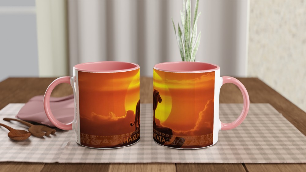 Hakuna Matata Mug | Lion King Musical Inspired Gift | Theatre Lover Pride Rock Mug | Gift for Best Friend Birthday — view 6
