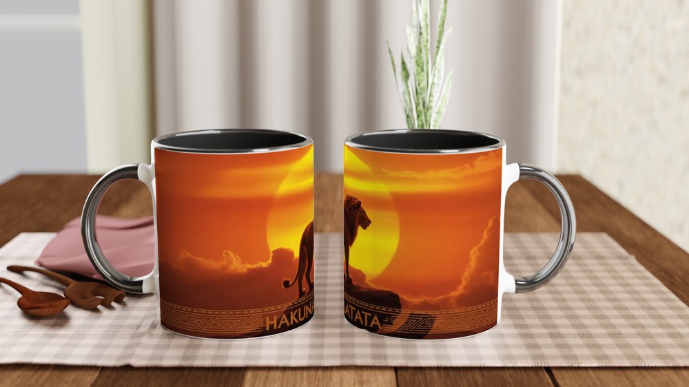 Hakuna Matata Mug | Lion King Musical Inspired Gift | Theatre Lover Pride Rock Mug | Gift for Best Friend Birthday — view 9
