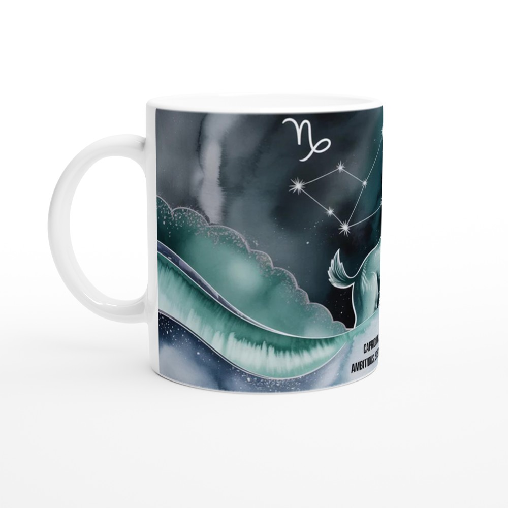 Capricorn Mug | Sea-Goat Zodiac Gift | Astrology Birthday Present for Her and Him — view 10
