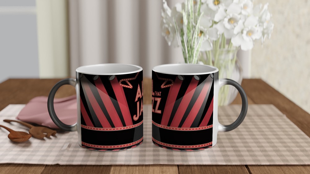 Chicago Musical Mug | All That Jazz Gift | Musical Theatre Mug for Her | Birthday Gift for Theatre Lovers — view 3