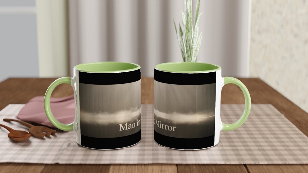 Man in the Mirror Inspirational Mug — view 5