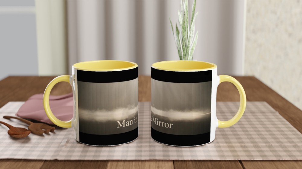 Man in the Mirror Inspirational Mug — view 8