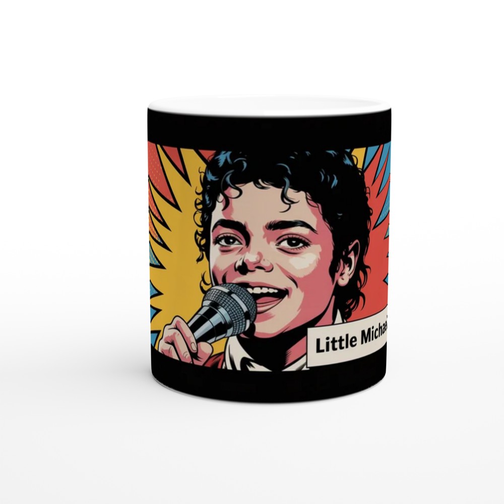 MJ the Musical Mug | 'Little Michael, Big Dream' Pop Art | Musical Theatre Gift | Jackson Fan Present — view 11