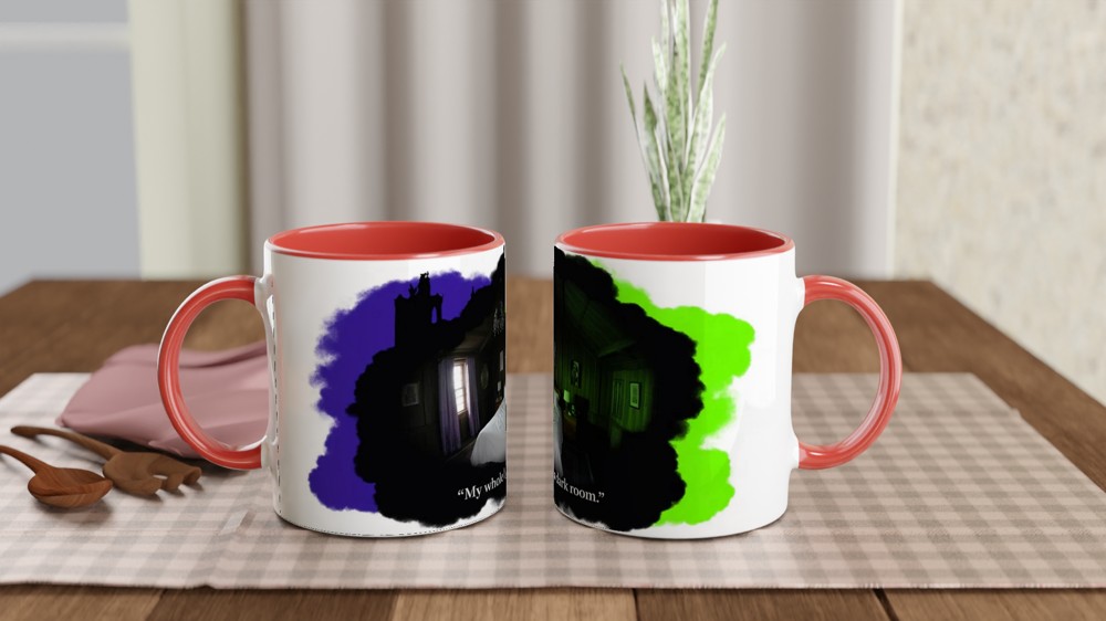 Beetlejuice Mug | 'My Whole Life Is a Dark Room' Quote | Musical Theatre Gift | Gothic Lydia Present — view 7