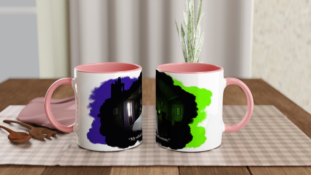 Beetlejuice Mug | 'My Whole Life Is a Dark Room' Quote | Musical Theatre Gift | Gothic Lydia Present — view 6