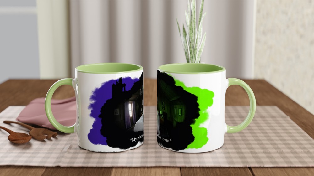 Beetlejuice Mug | 'My Whole Life Is a Dark Room' Quote | Musical Theatre Gift | Gothic Lydia Present — view 5