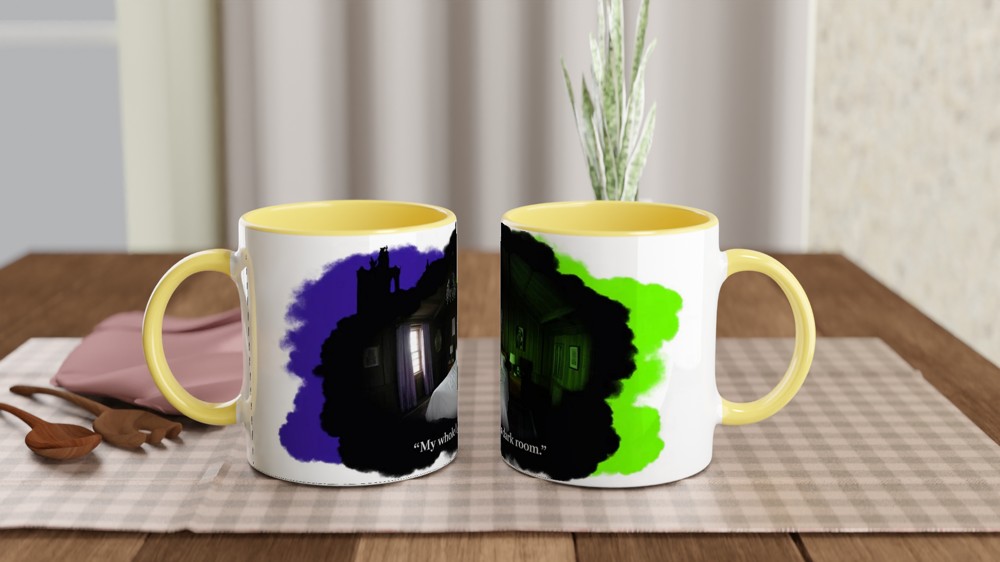 Beetlejuice Mug | 'My Whole Life Is a Dark Room' Quote | Musical Theatre Gift | Gothic Lydia Present — view 8