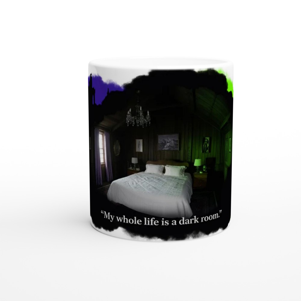 Beetlejuice Mug | 'My Whole Life Is a Dark Room' Quote | Musical Theatre Gift | Gothic Lydia Present — view 11