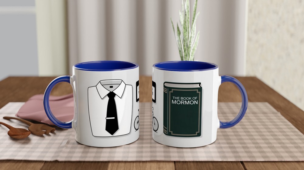 Book of Mormon Mug | Musical Theatre Gift | Elder Price Missionary Essentials | Theatre Lover Present — view 4