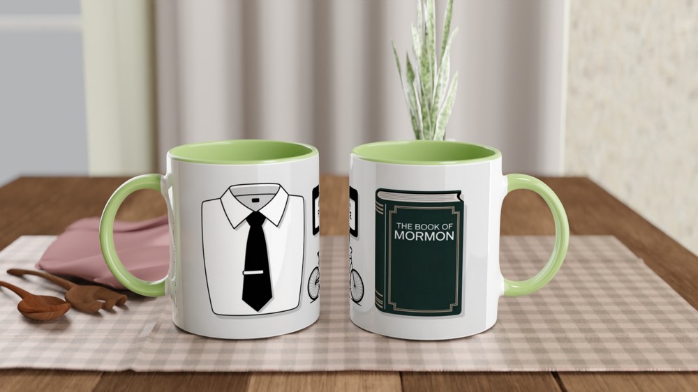 Book of Mormon Mug | Musical Theatre Gift | Elder Price Missionary Essentials | Theatre Lover Present — view 5