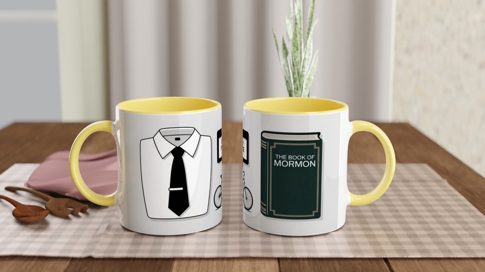 Book of Mormon Mug | Musical Theatre Gift | Elder Price Missionary Essentials | Theatre Lover Present — view 8