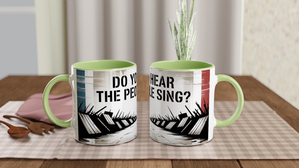Les Miserables Mug | Do You Hear the People Sing Quote | Musical Theatre Gift | West End Theatre Lover Present — view 5