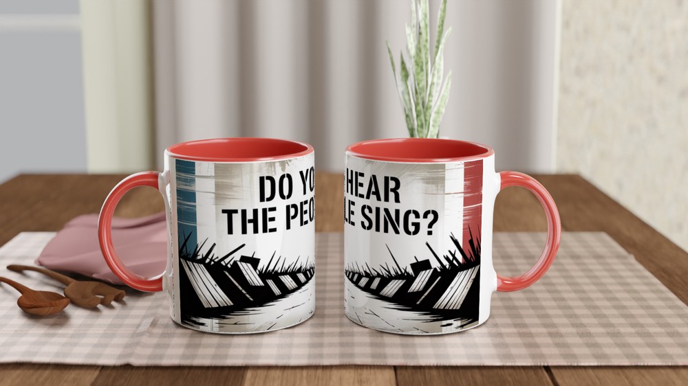 Les Miserables Mug | Do You Hear the People Sing Quote | Musical Theatre Gift | West End Theatre Lover Present — view 7