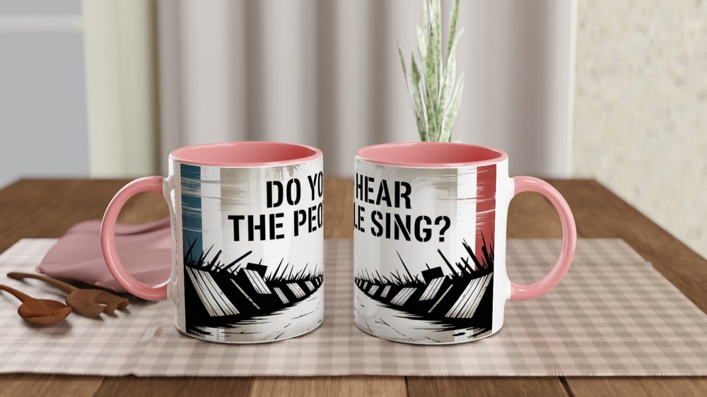Les Miserables Mug | Do You Hear the People Sing Quote | Musical Theatre Gift | West End Theatre Lover Present — view 6