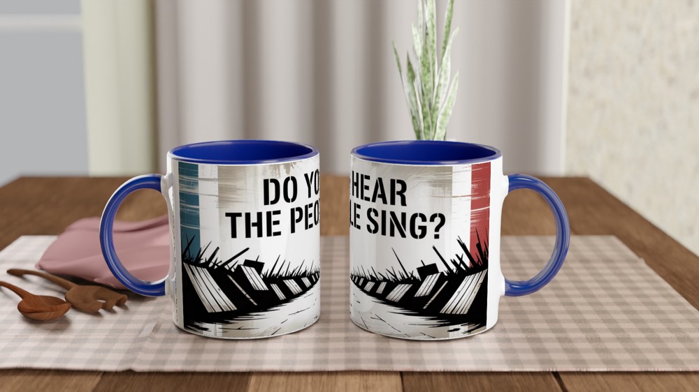 Les Miserables Mug | Do You Hear the People Sing Quote | Musical Theatre Gift | West End Theatre Lover Present — view 4