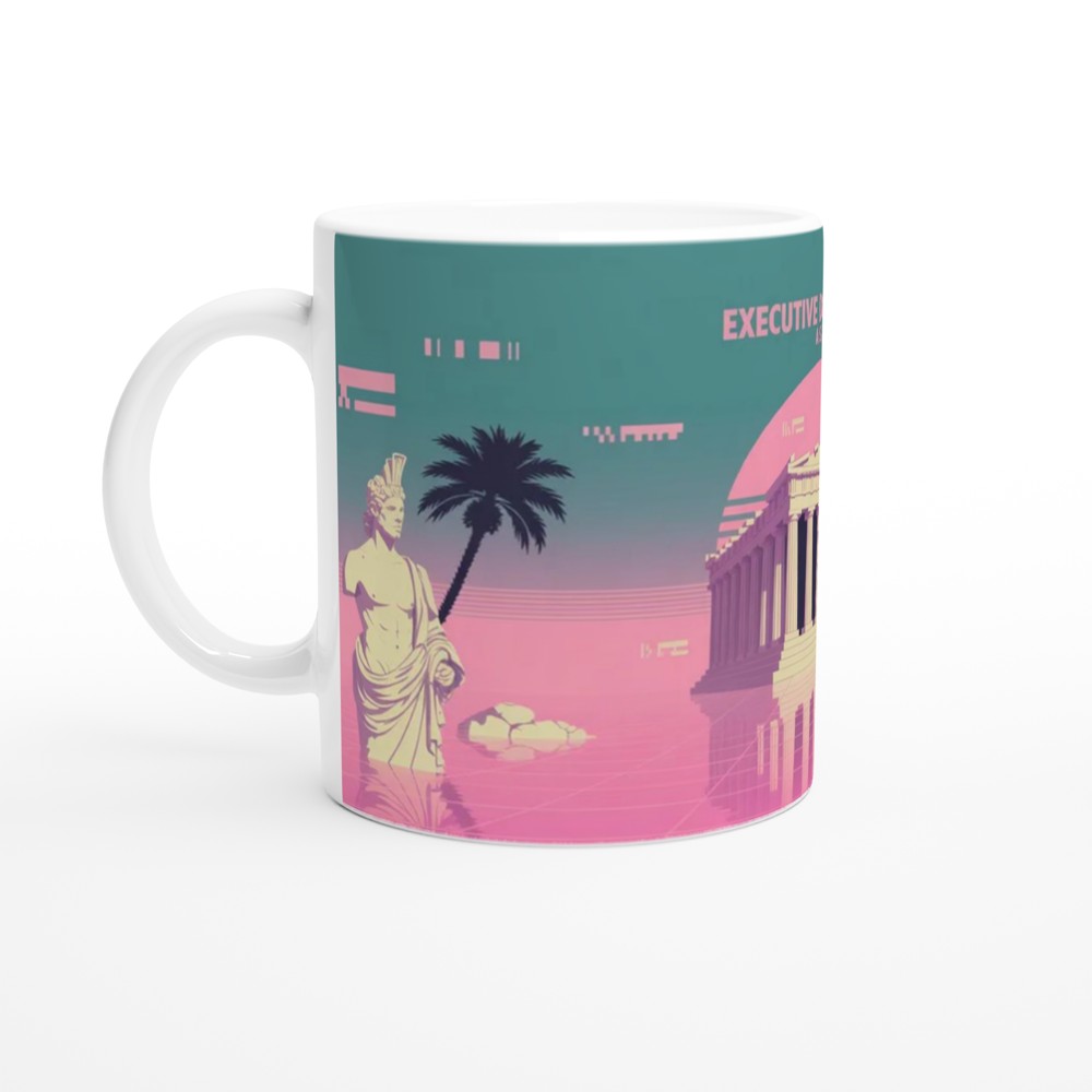 Executive Dysfunction A Saga - Vaporwave ADHD Mug — view 10