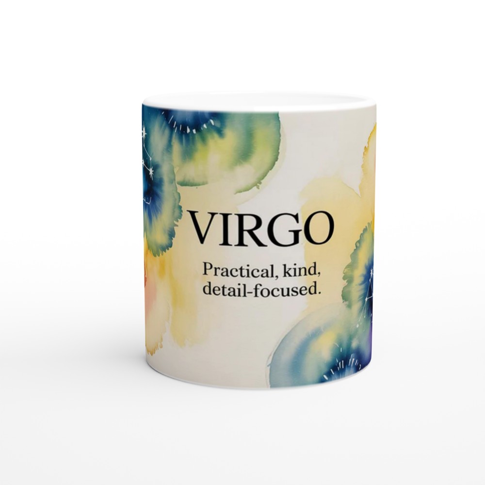 Virgo Mug | Virgo Constellation Astrology Gift | Star Sign Zodiac Mug for Best Friend | Birthday Present for Her or Him — view 11