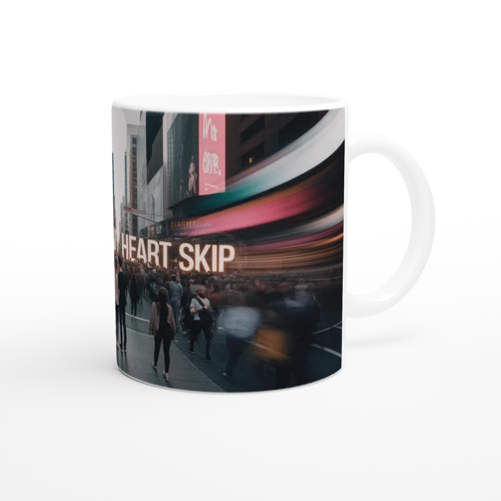 Valentines Gift Mug | You Make My Heart Skip | Romantic Anniversary Present | Couple Love Mug — view 12