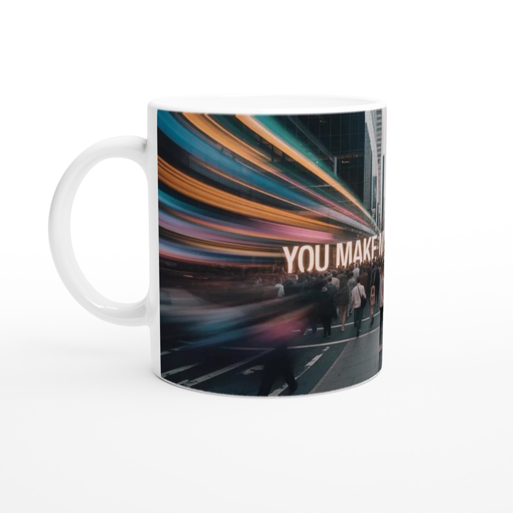 Valentines Gift Mug | You Make My Heart Skip | Romantic Anniversary Present | Couple Love Mug — view 10