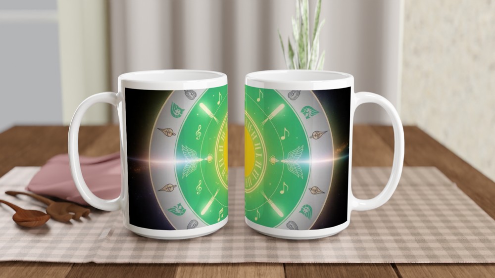 Mystical Music Mandala Cosmic Sun Design — view 2