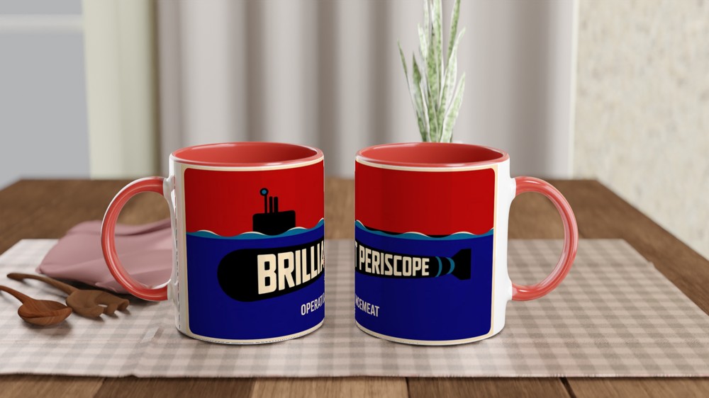Operation Mincemeat Mug | Brilliant Periscope Design | Musical Theatre Gift | West End Theatre Fan Present — view 7