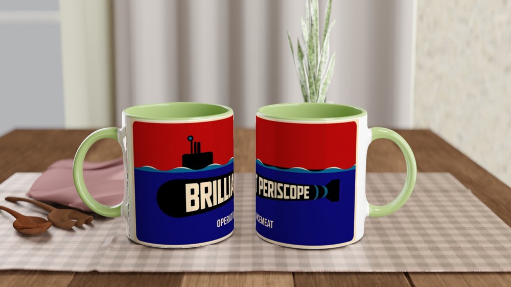 Operation Mincemeat Mug | Brilliant Periscope Design | Musical Theatre Gift | West End Theatre Fan Present — view 5