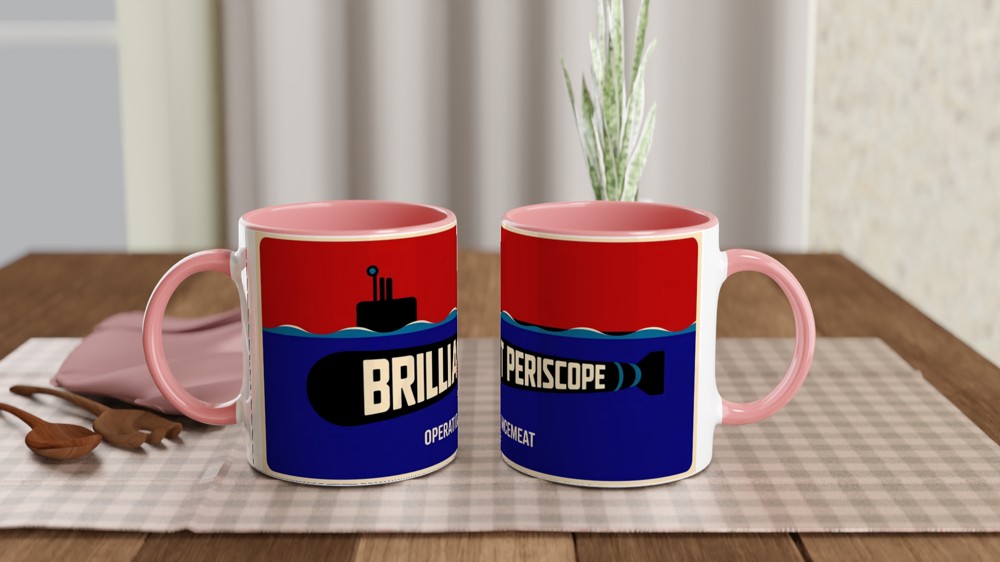 Operation Mincemeat Mug | Brilliant Periscope Design | Musical Theatre Gift | West End Theatre Fan Present — view 6