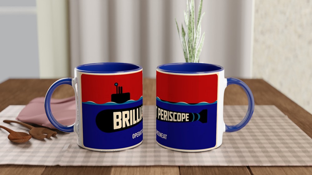 Operation Mincemeat Mug | Brilliant Periscope Design | Musical Theatre Gift | West End Theatre Fan Present — view 4