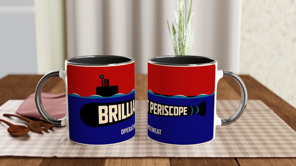 Operation Mincemeat Mug | Brilliant Periscope Design | Musical Theatre Gift | West End Theatre Fan Present — view 9