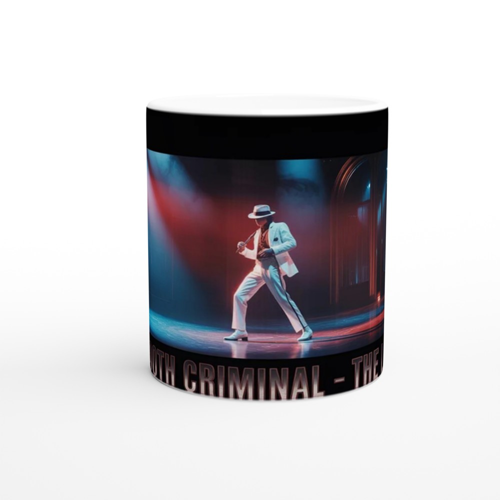 Smooth Criminal Mug | MJ Musical Theatre Gift | The Lean Stage Design Ceramic Coffee Cup — view 11