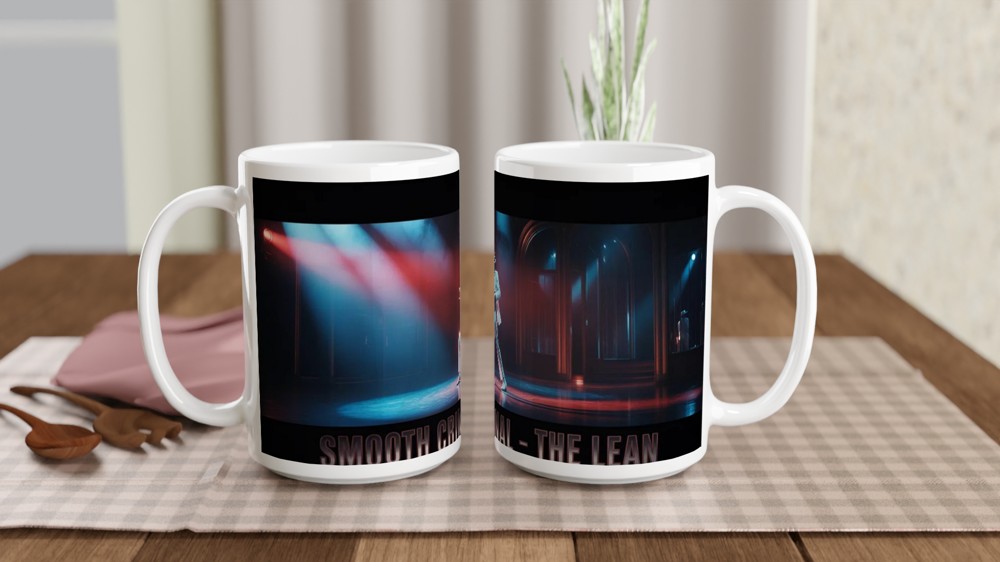 Smooth Criminal Mug | MJ Musical Theatre Gift | The Lean Stage Design Ceramic Coffee Cup — view 2