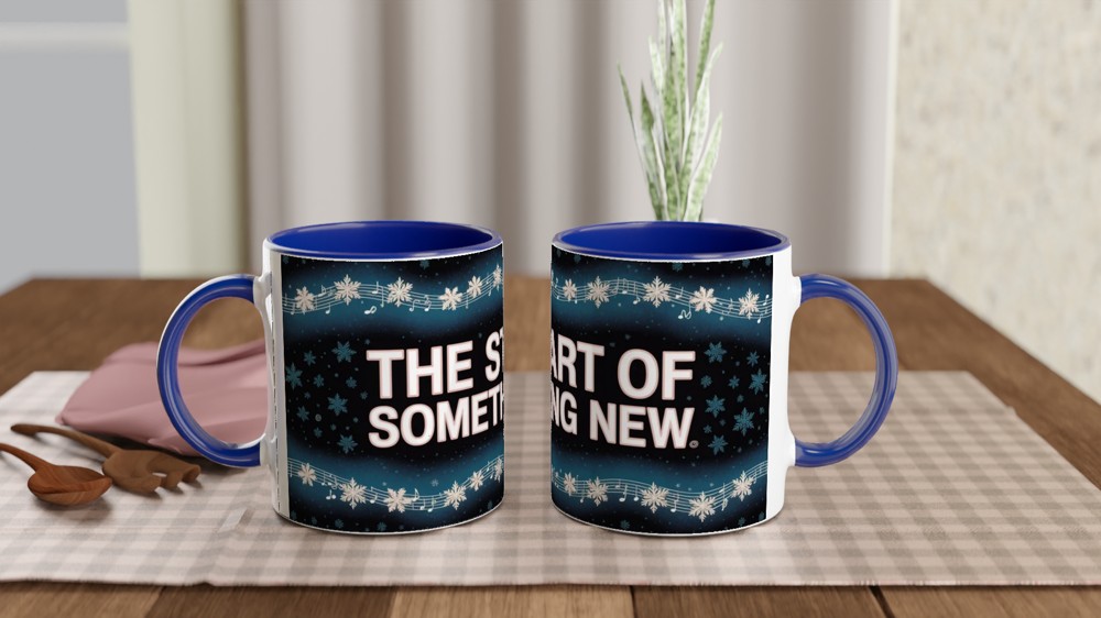 High School Musical Mug | The Start of Something New Quote | Musical Theatre Gift | New Job and Valentine's Present — view 4