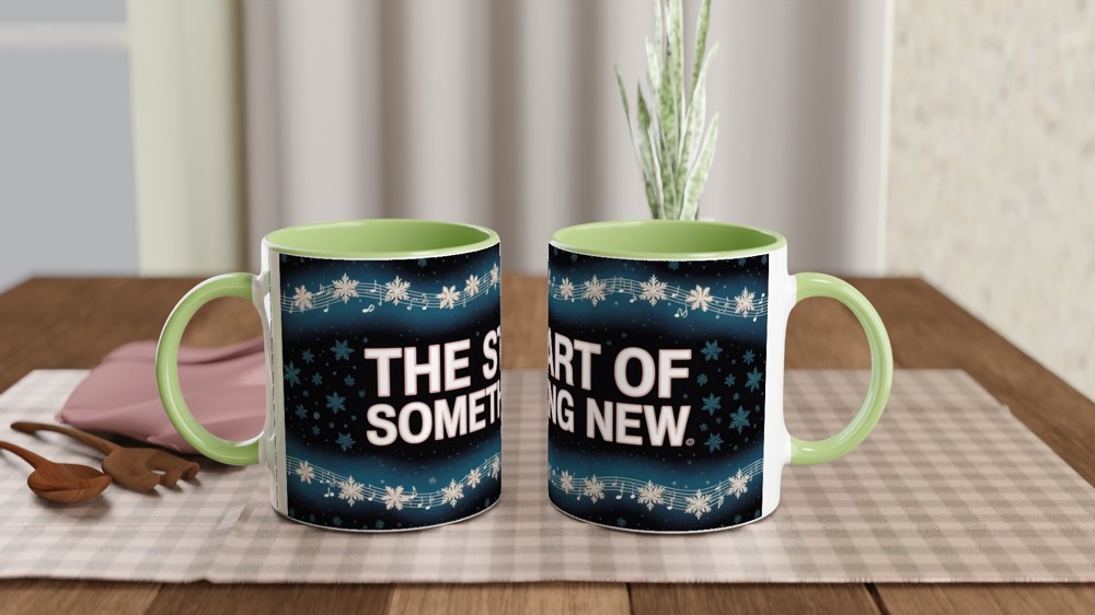 High School Musical Mug | The Start of Something New Quote | Musical Theatre Gift | New Job and Valentine's Present — view 5