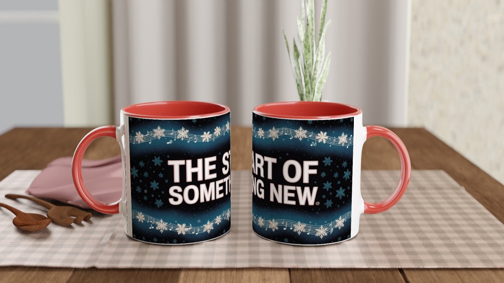 High School Musical Mug | The Start of Something New Quote | Musical Theatre Gift | New Job and Valentine's Present — view 7